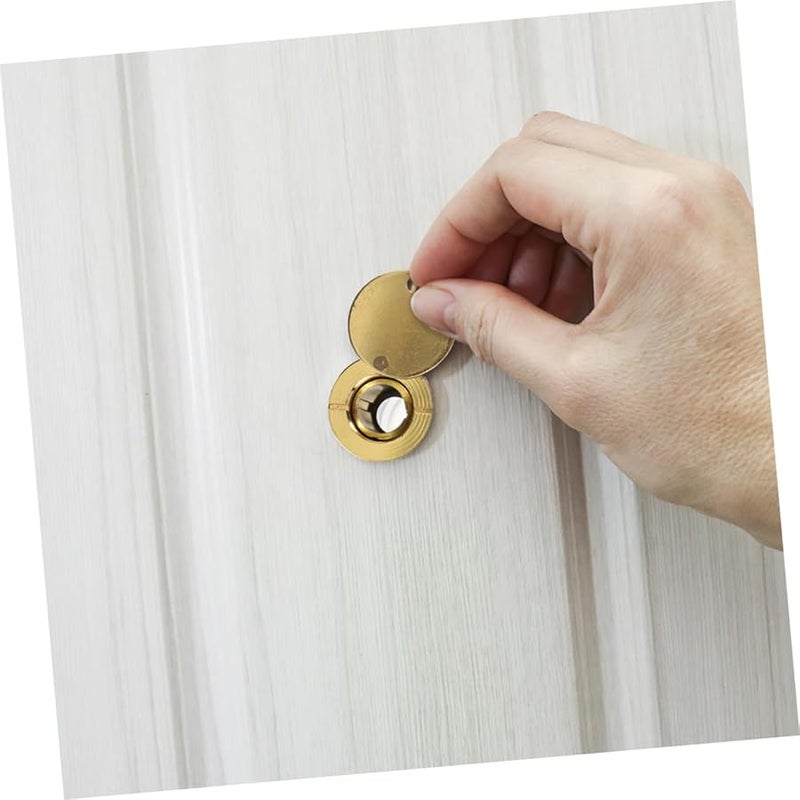 Gold Cat Eye Camera Door Viewer Privacy Cover Wide Angle Peephole Viewer - Image 4